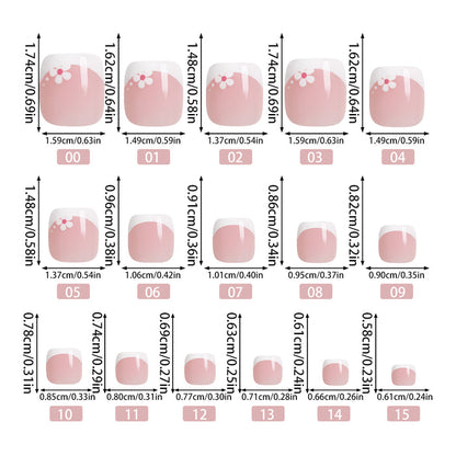 White Petal | Toenail | EASY PRESS™