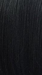 ITS A WIG straight natural black human hair wig close up showing silky texture HD lace wig 13x4