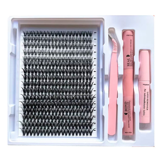 Wispy Cluster Extension Eyelash Kit 9-16mm 320pcs