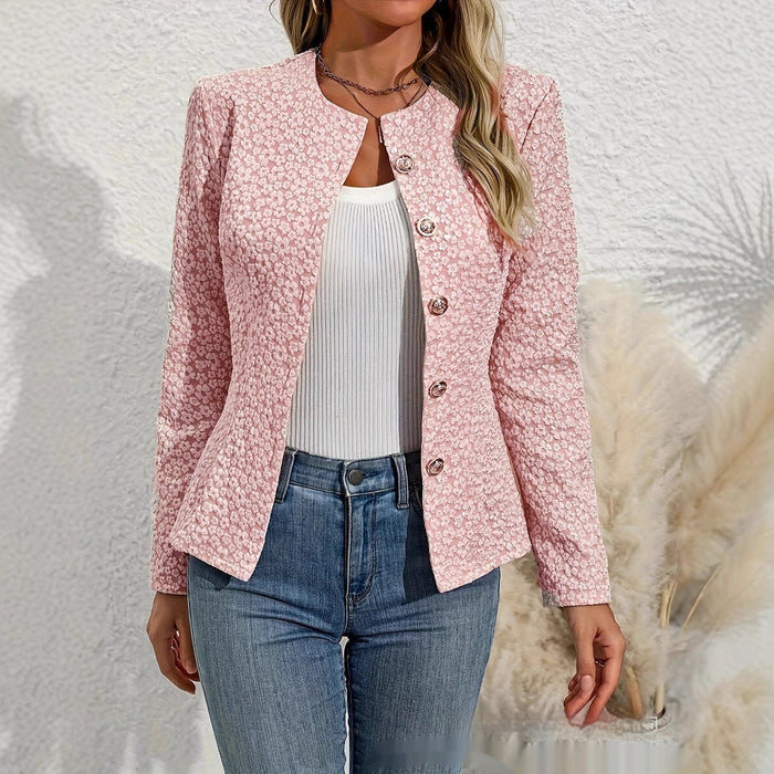 Women's Cropped French Style Chic Topcoat