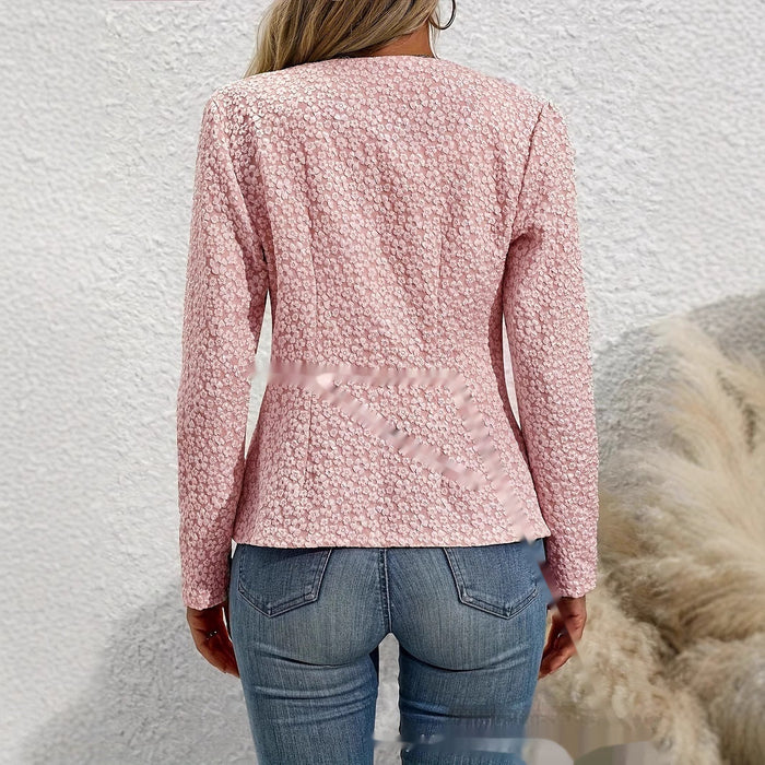 Women's Cropped French Style Chic Topcoat