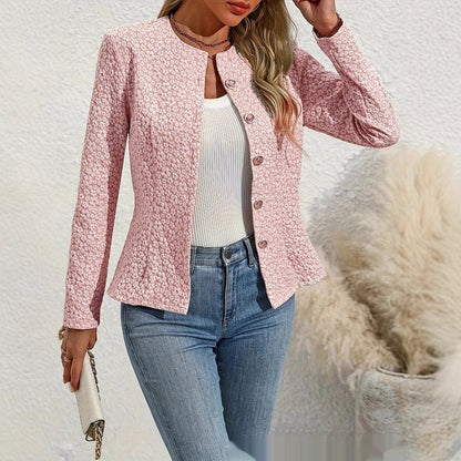 Women's Cropped French Style Chic Topcoat