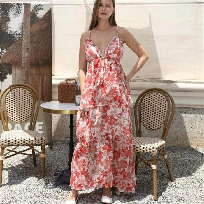 Women's Floral Simple Dress