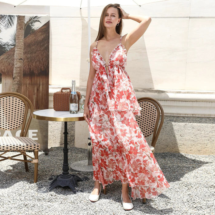 Women's Floral Simple Dress