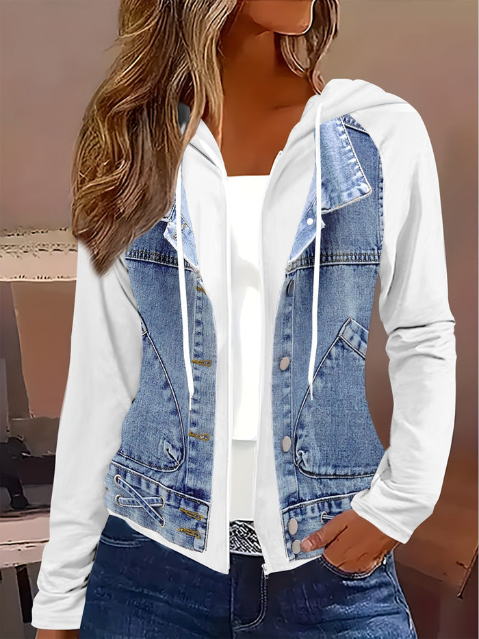 Women's Long Sleeve Hooded Jacket