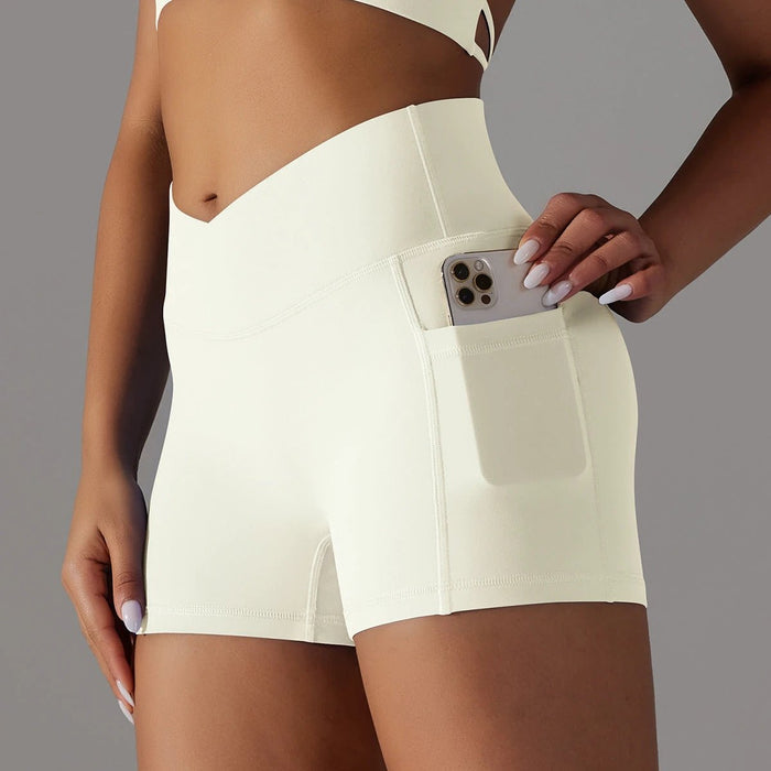 L / 6608 Shorts Beige Gray