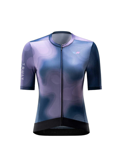 Women’s TVI Short-Sleeve Cycling Jersey Gradient Blue/Purple