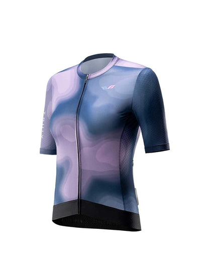 Women’s TVI Short-Sleeve Cycling Jersey Gradient Blue/Purple