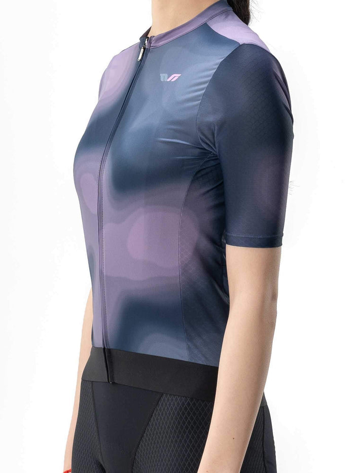 Women’s TVI Short-Sleeve Cycling Jersey Gradient Blue/Purple