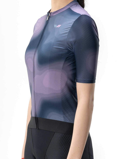 Women’s TVI Short-Sleeve Cycling Jersey Gradient Blue/Purple