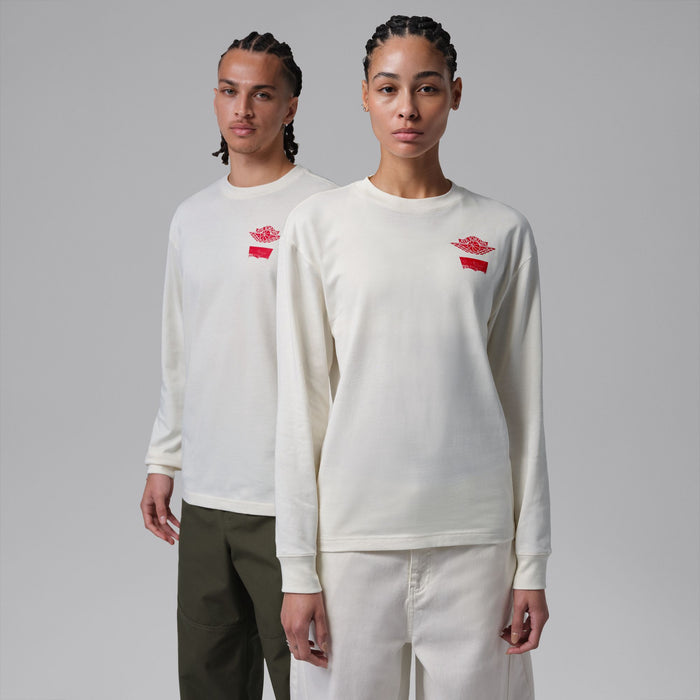 Jordan x Levi's® Long Sleeve T-Shirt Pale Ivory