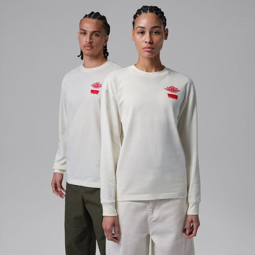 Jordan x Levi's® Long Sleeve T-Shirt Pale Ivory