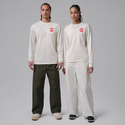 Jordan x Levi's® Long Sleeve T-Shirt Pale Ivory
