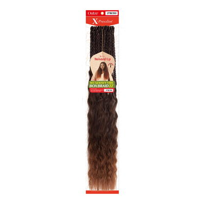 X-Pression Twisted Up Wet & Wavy Vibe Box Braid 22"
