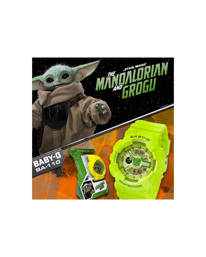 x STAR WARS Baby-G The Mandalorian Green