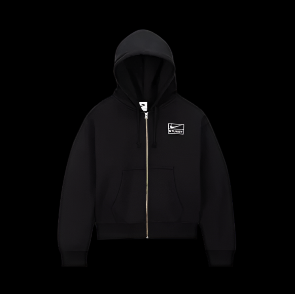 Nike X Stussy Zip Up Black