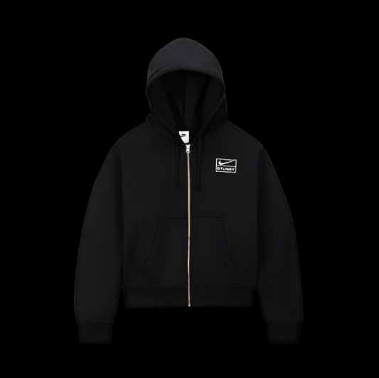 Nike X Stussy Zip Up Black
