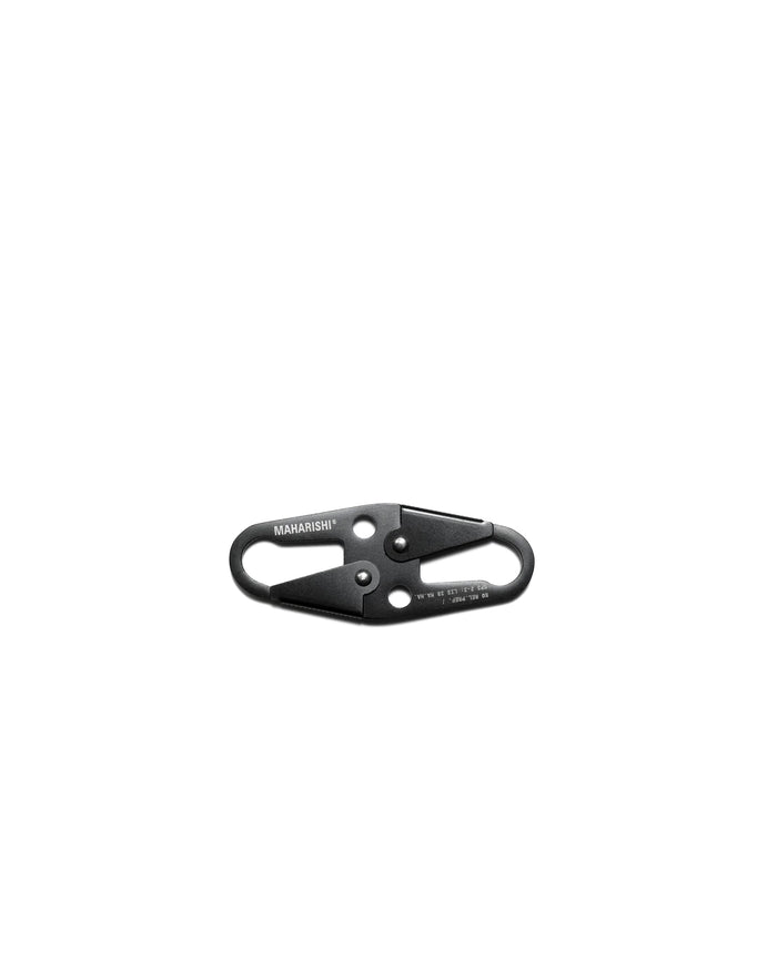 Maharishi-XL Key Clip Stainless Steel Black-Starcowparis