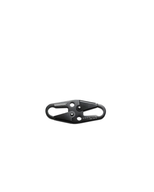 Maharishi-XL Key Clip Stainless Steel Black-Starcowparis