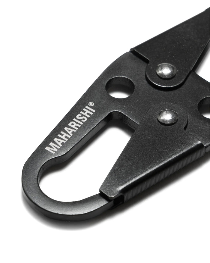 Maharishi-XL Key Clip Stainless Steel Black-Starcowparis