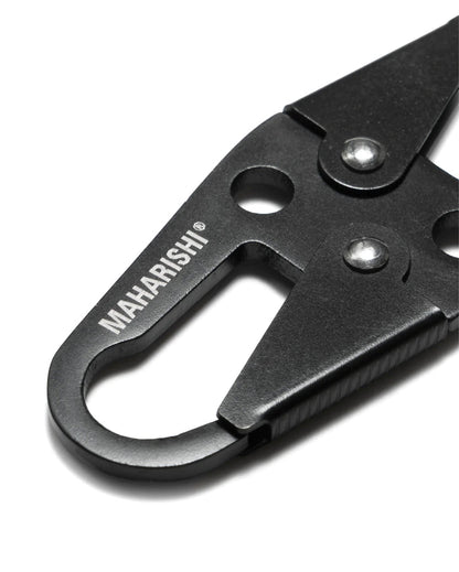 Maharishi-XL Key Clip Stainless Steel Black-Starcowparis