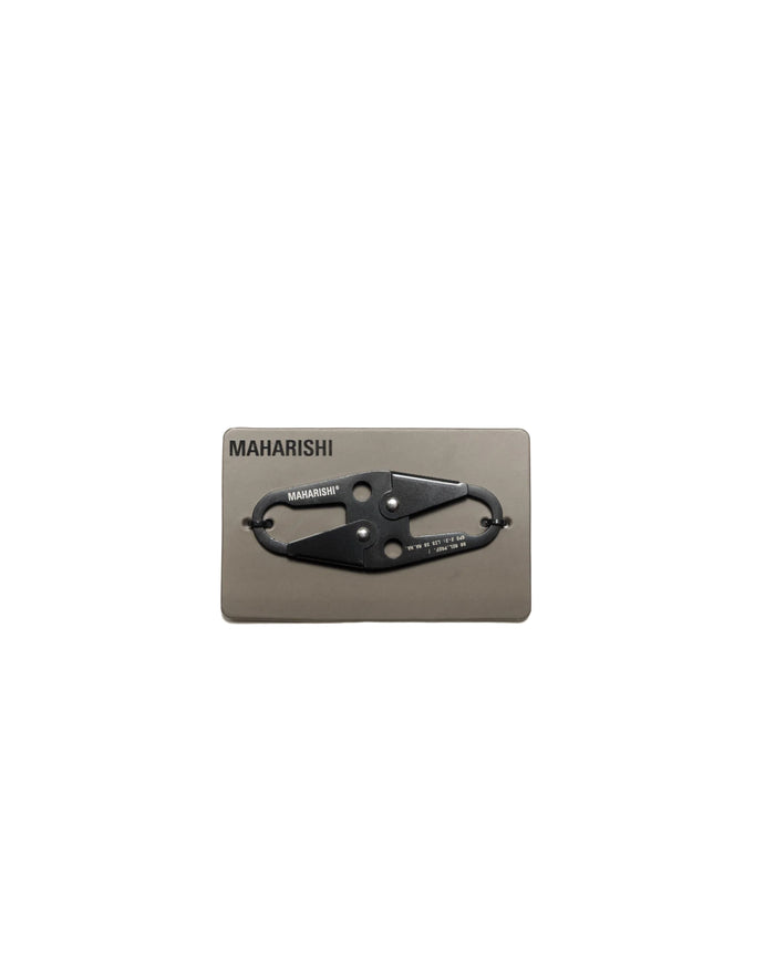 Maharishi-XL Key Clip Stainless Steel Black-Starcowparis