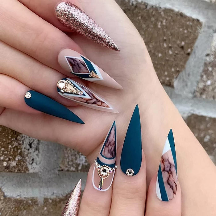 French Stiletto Nails