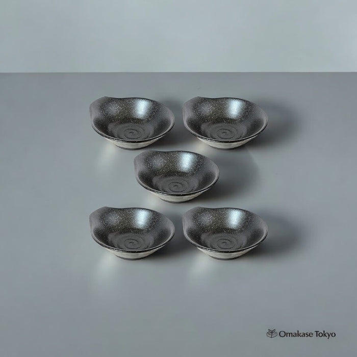 Yamaki Pottery Tonsui Minoyaki Plates set of 5