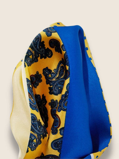 Yellow 4-in-1 Silk Pocket Square