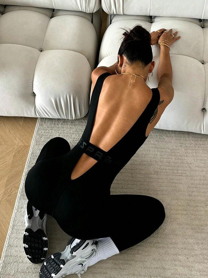 Yoga/Fitness One-piece Jumpsuit