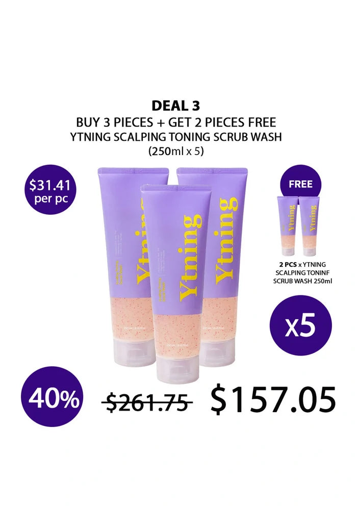 (BUY 3+2 FREE) YTNING SCALING TONING SCRUB WASH