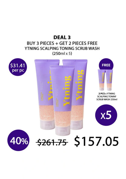 (BUY 3+2 FREE) YTNING SCALING TONING SCRUB WASH