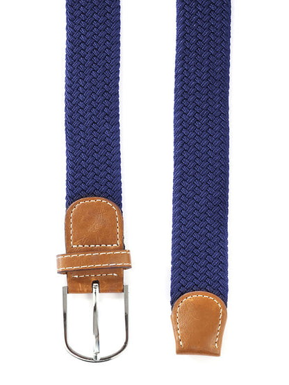 z3 Blue Braided Non-leather Belt