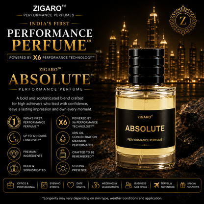 Zigaro™ Absolute – Performance Perfume for Men