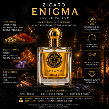 ZIGARO™ ENIGMA EDP — Inspired From Ajmal 1001 Nights