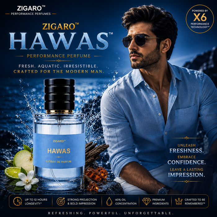 Zigaro Hawas™ Performance Perfume for Men