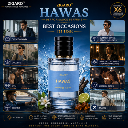 Zigaro Hawas™ Performance Perfume for Men