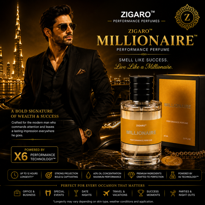 Zigaro Millionaire™ Performance Perfume for Men