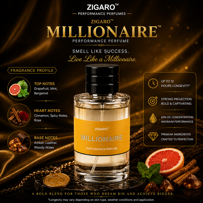 Zigaro Millionaire™ Performance Perfume for Men