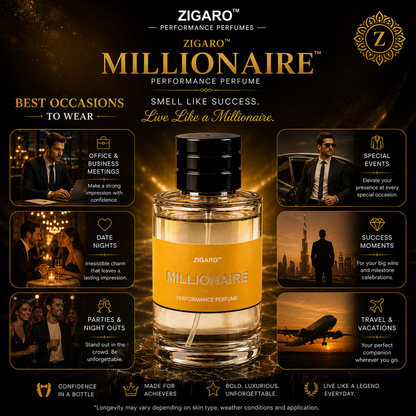 Zigaro Millionaire™ Performance Perfume for Men