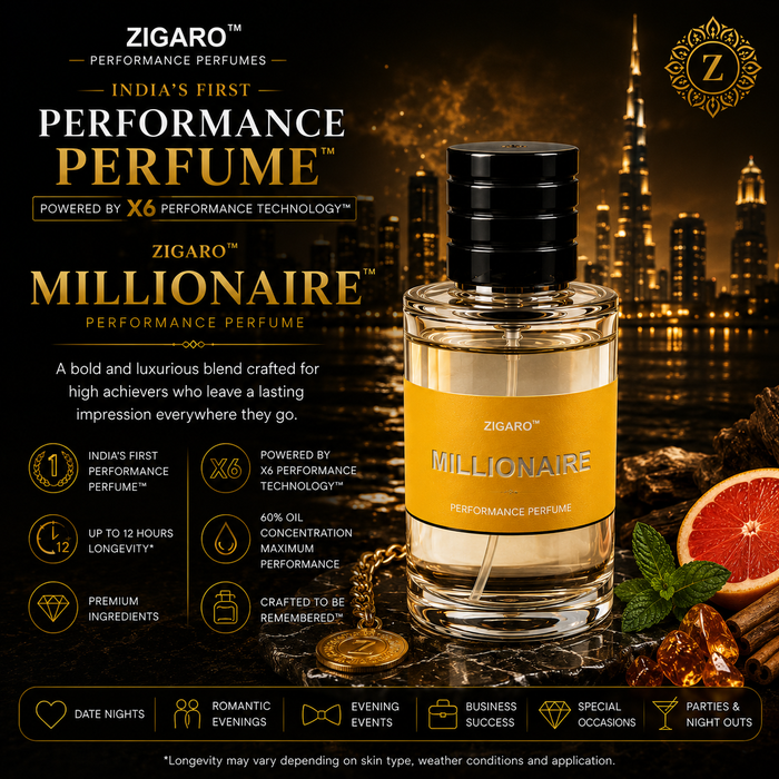 Zigaro Millionaire™ Performance Perfume for Men