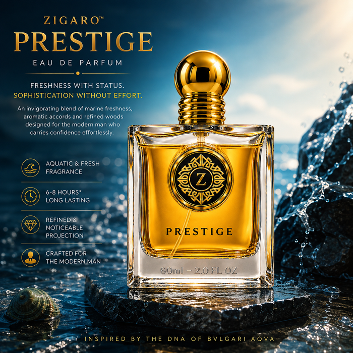 ZIGARO™ PRESTIGE EDP — Inspired From Bvlgari Aqua