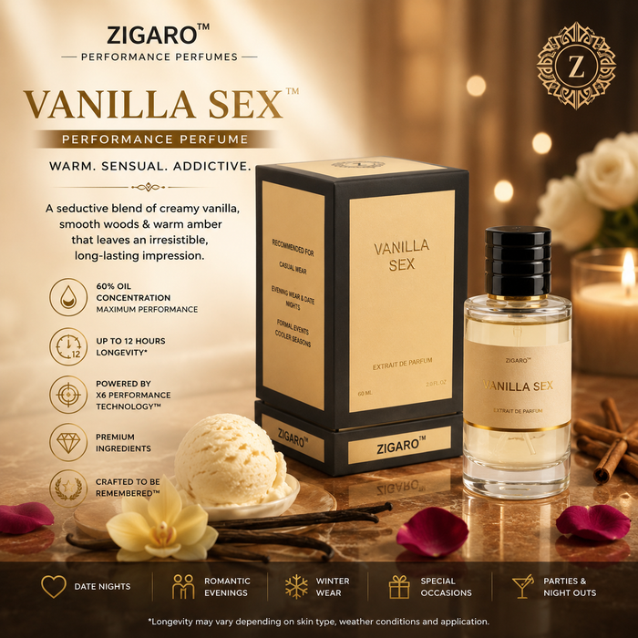 Zigaro Vanilla Sex™ Performance Perfume for Men & Women