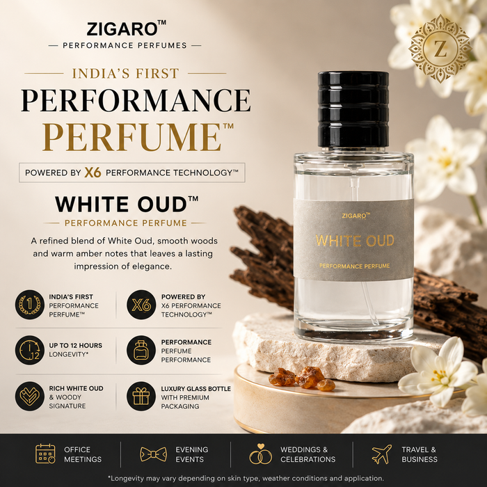 Zigaro White Oud™ Performance Perfume for Men