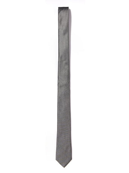 ZOD! Structure Dark Grey Microfibre Tie