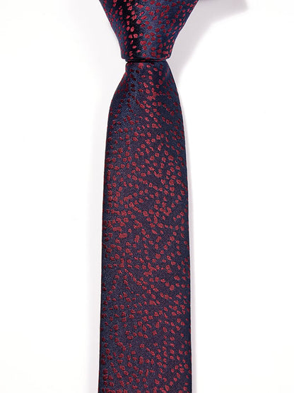 ZOD! Structure Maroon Microfibre Tie