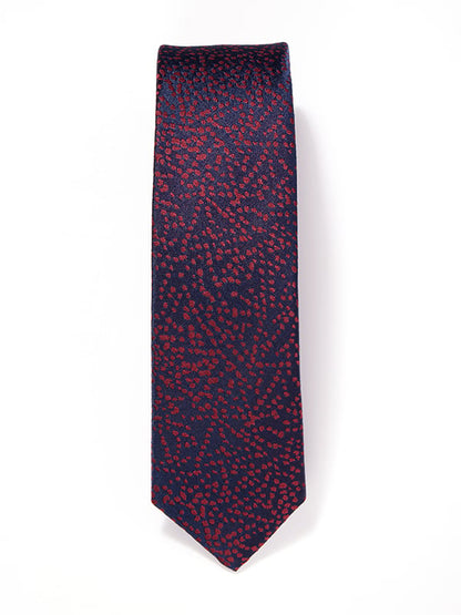 ZOD! Structure Maroon Microfibre Tie